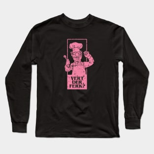 vert der ferk retrocolor - pink Long Sleeve T-Shirt